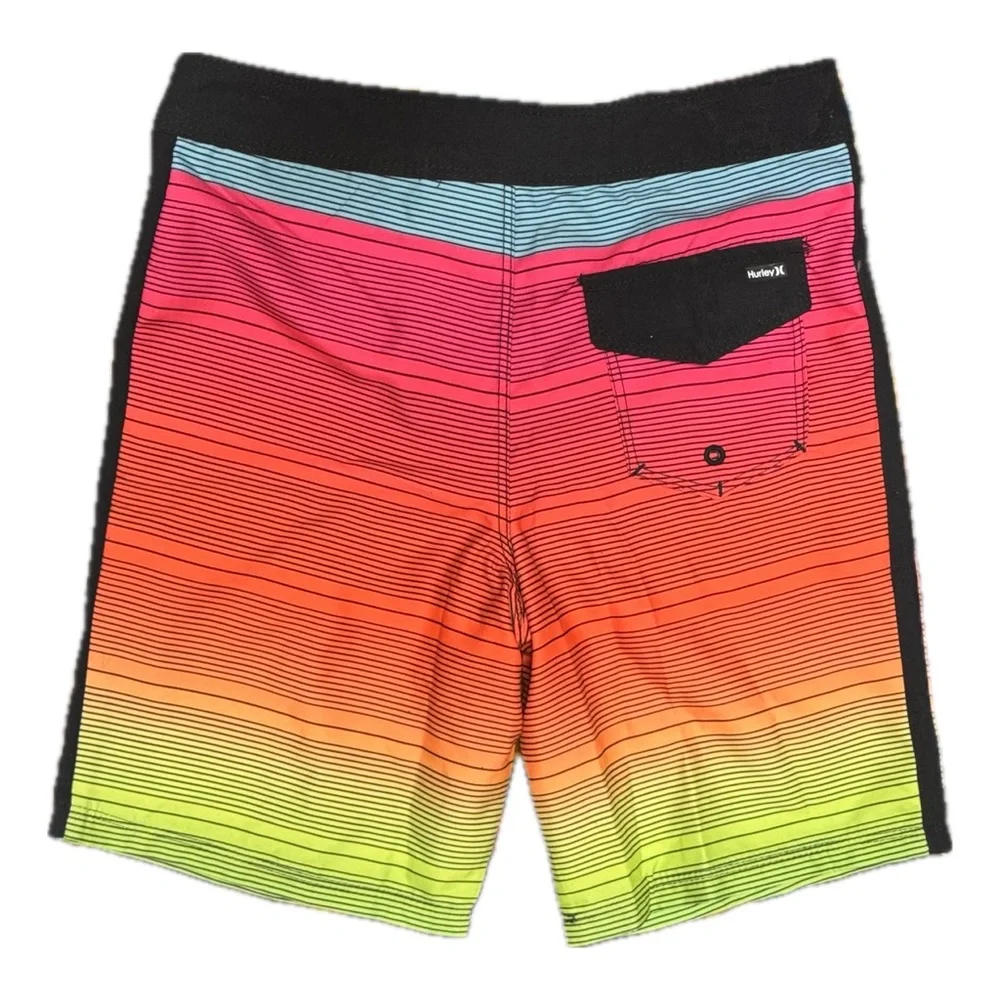 NWOT Hurley Boys’ Classic Board‎ Shorts - Size 4 - Multicolor Ombre